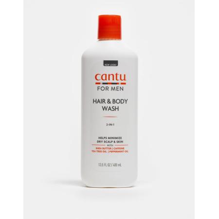 Cantu Mens 2 in 1 Haar- en Bodywash 400ml-Geen kleur