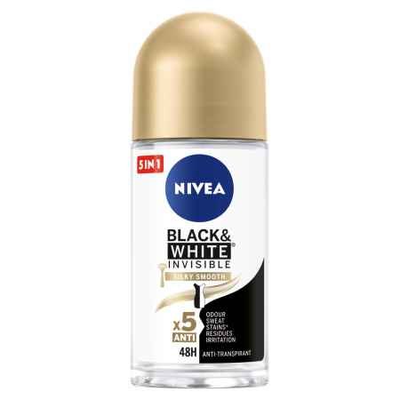 Nivea Black & White Silky Smooth Deodorant Roller