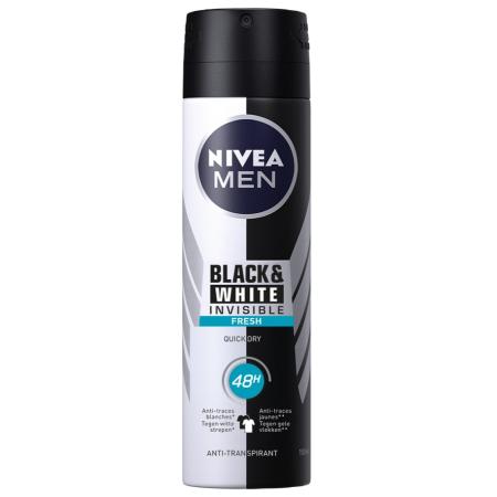 Nivea Men Black & White Invisible Fresh Deodorant Spray