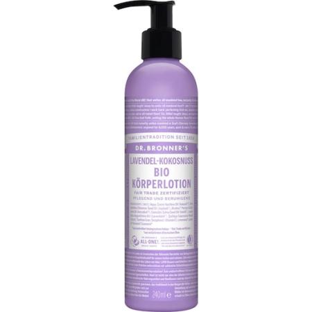 Dr. Bronner's Lichaamsverzorging Lavendel kokosnoot biologische body lotion Cosmetica Dames 240 ml