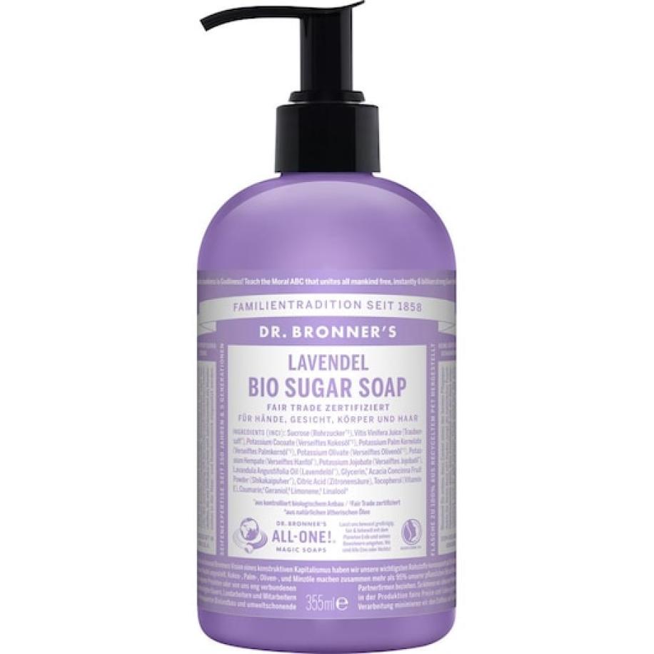Dr. Bronner's Vloeibare zeep Lavender Bio Sugar Soap Dames 355 ml