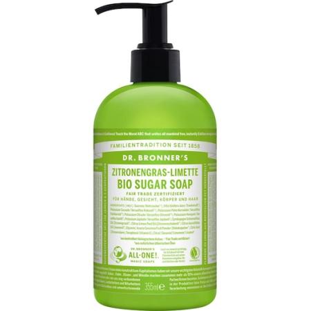 Dr. Bronner's Vloeibare zeep Citroengras-limoen biologische suikerzeep Dames 355 ml