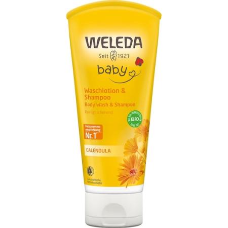 Weleda Baby's en kinderen Calendula Waslotion & Shampoo Unisex 200 ml