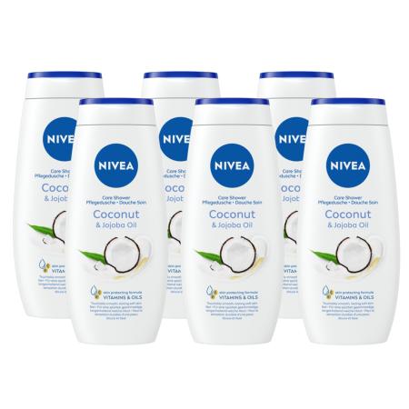 Nivea Coconut & Jojoba Oil Care Shower Multiverpakking