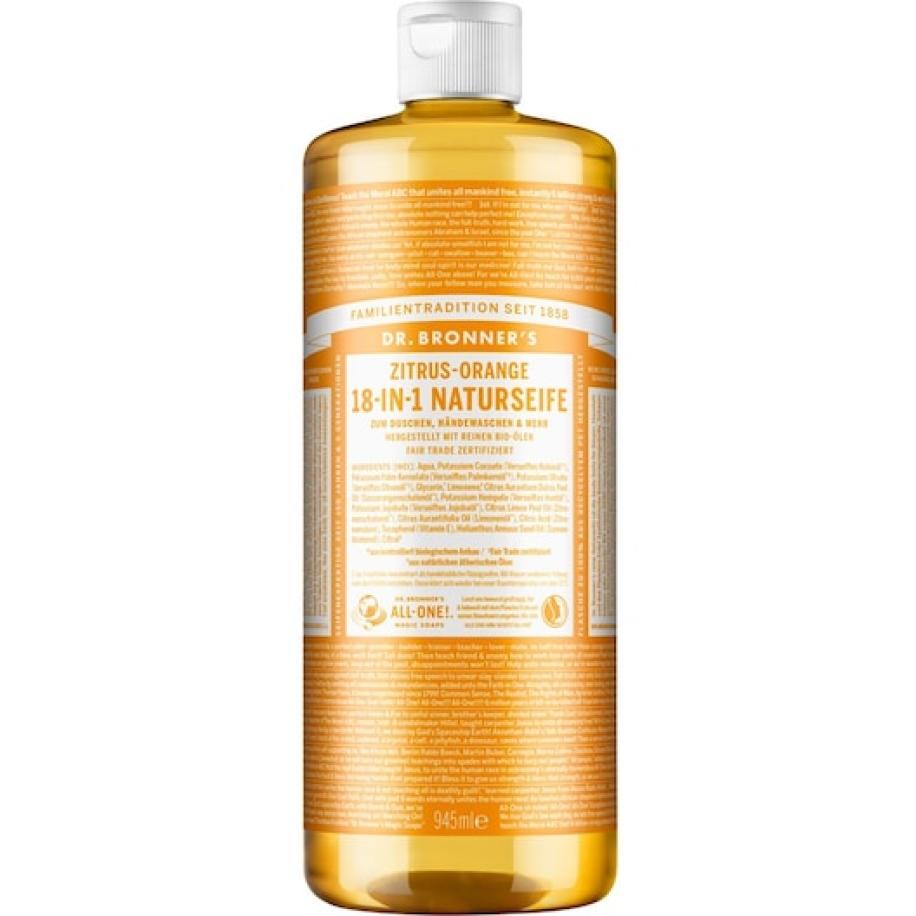 Dr. Bronner's Vloeibare zeep Citrus-Orange 18-in-1 Natural Soap Cosmetica Dames 945 ml