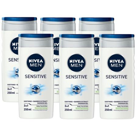 Nivea Men Sensitive Shower Gel Voordeelverpakking