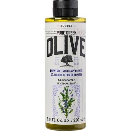 Korres Douchegel Olijf Rosmary Bloemen Dames 250 ml