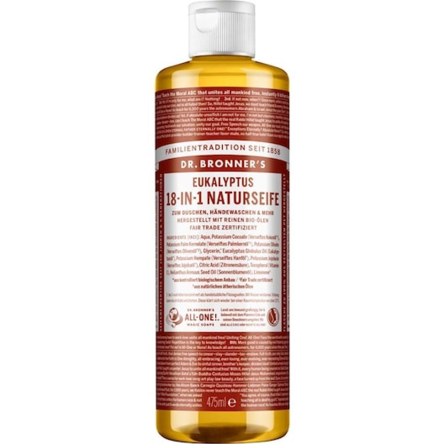 Dr. Bronner's Vloeibare zeep Eucalyptus 18-in-1 Natural Soap Cosmetica Dames 475 ml