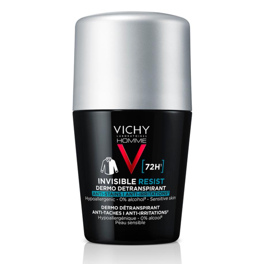 Vichy Homme 72H Invisible Resist Detranspirant 0% Alcohol