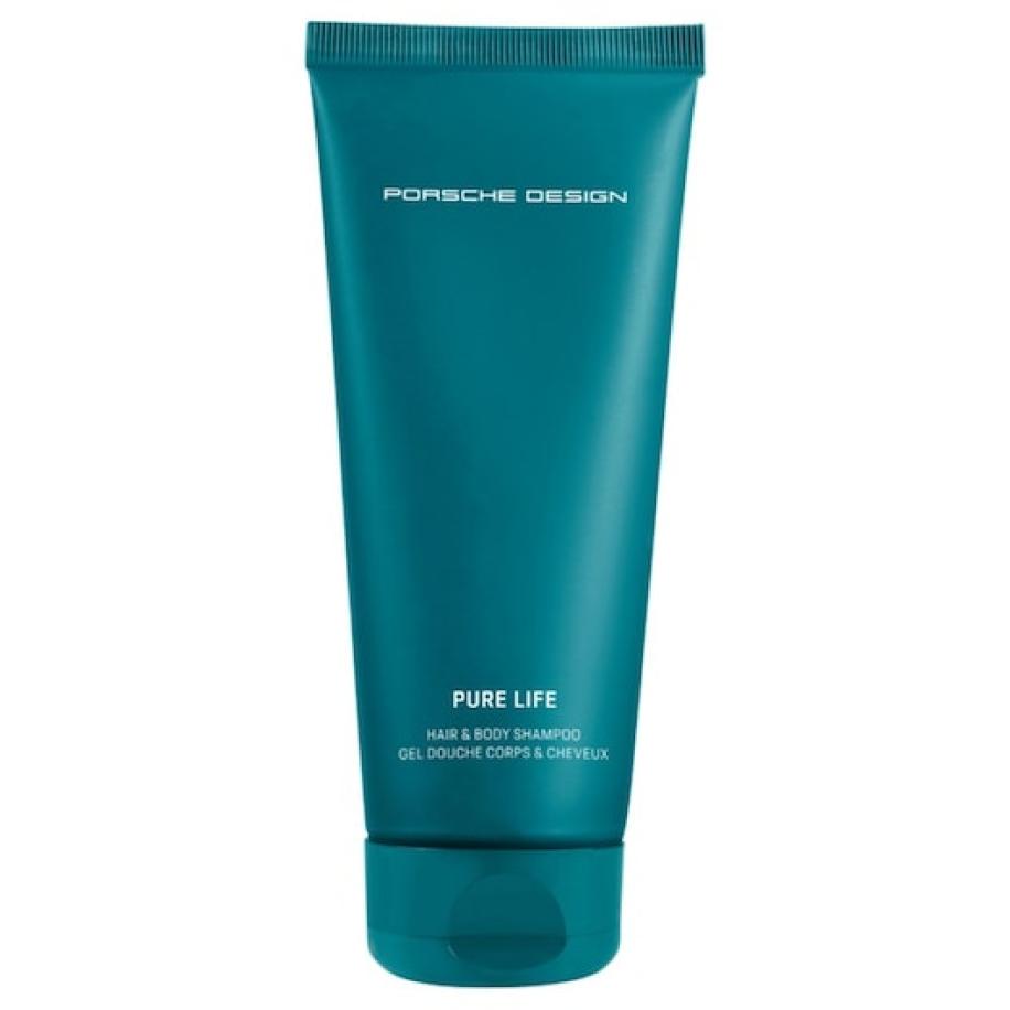 Porsche Design Pure Life Haar- & lichaamsshampoo Douchegel Heren 200 ml