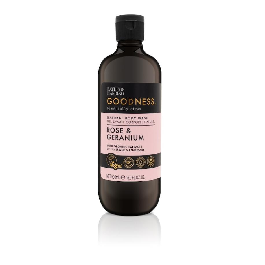 Baylis and Harding Goodness Body Wash Rose & Geranium