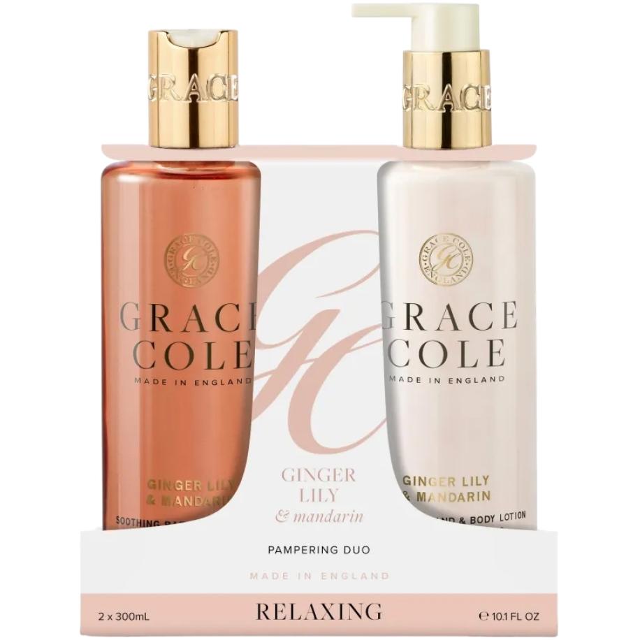 Grace Cole Ginger Lily & Mandarin Pampering Body Care Duo
