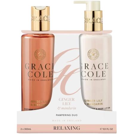 Grace Cole Ginger Lily & Mandarin Pampering Body Care Duo