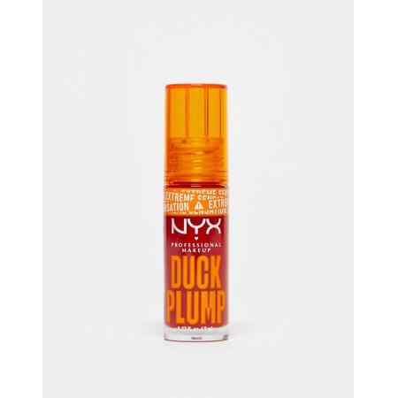 NYX Professional Makeup Duck Plump Lip Plumping Gloss Lipgloss in Hall Of Flame-Rood