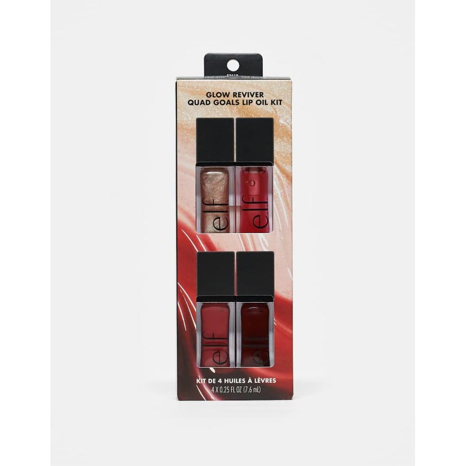 e.l.f. Glow Reviver Quad Goals lipolie-kit-Veelkleurig