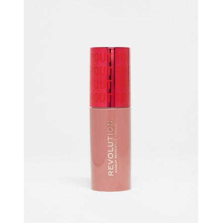 Revolution Pout Tint Lipgloss in 'Nude Dreams'-Bruin