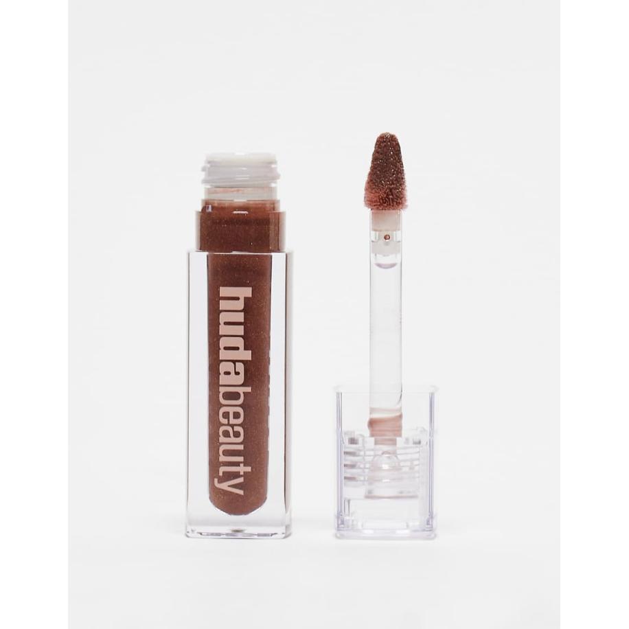 Huda Beauty Icy Nude Faux Filler Gloss She Fire-Brown