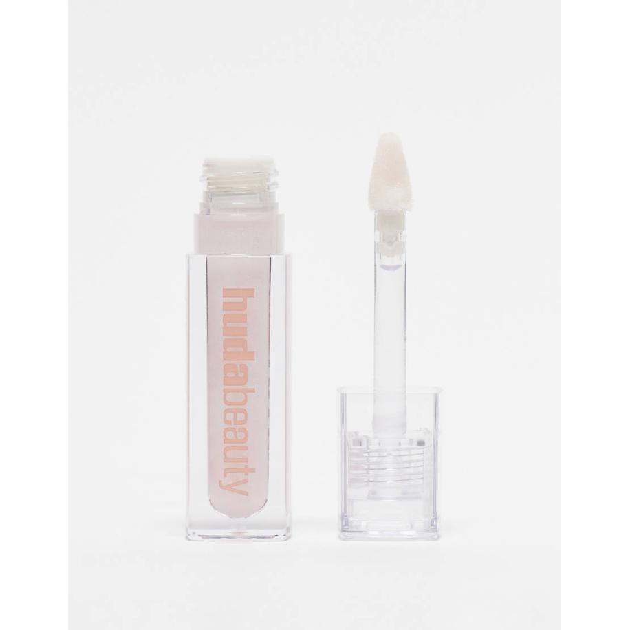 Huda Beauty Icy Nude Faux Filler Gloss She Glitzy-Doorzichtig