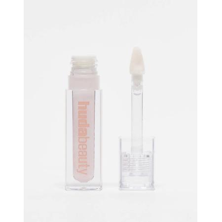 Huda Beauty Icy Nude Faux Filler Gloss She Glitzy-Doorzichtig