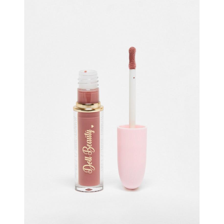 Doll Beauty She's Nude Lipgloss in 'Double Booked'-Roze