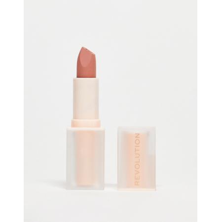 Revolution Lip Allure Zachte satijnen lippenstift in 'Chauffeur Nude'-Neutraal