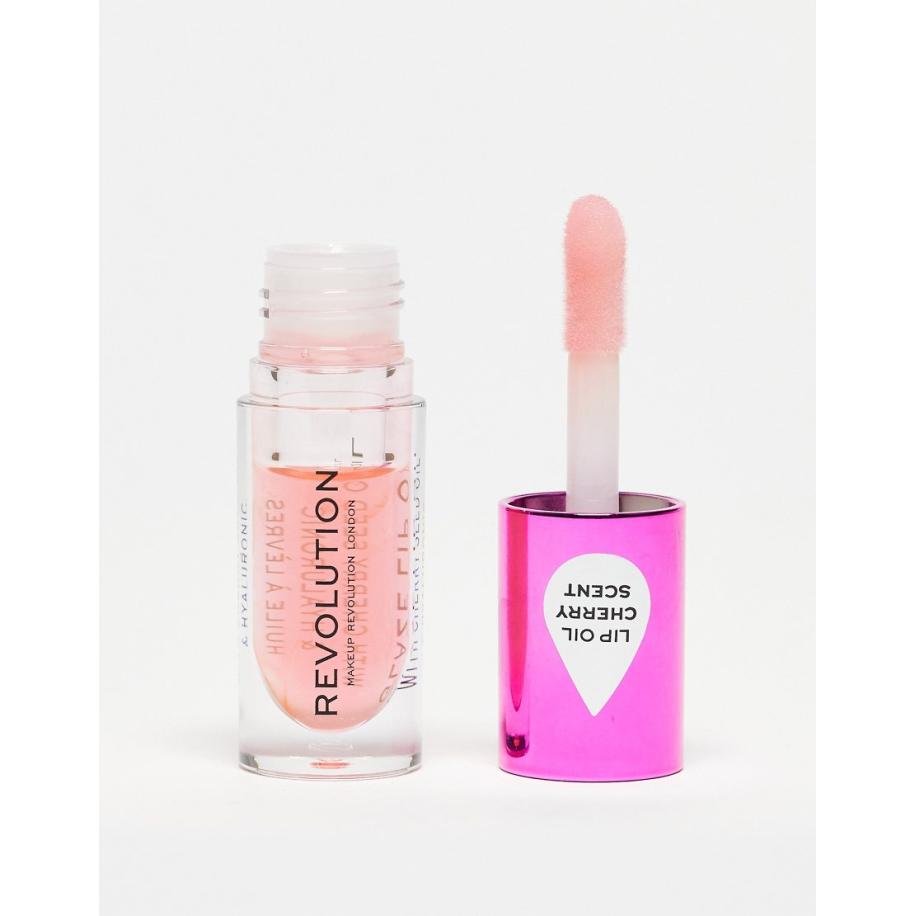 Revolution Glaze Lipolie in 'Glam Pink'-Rood