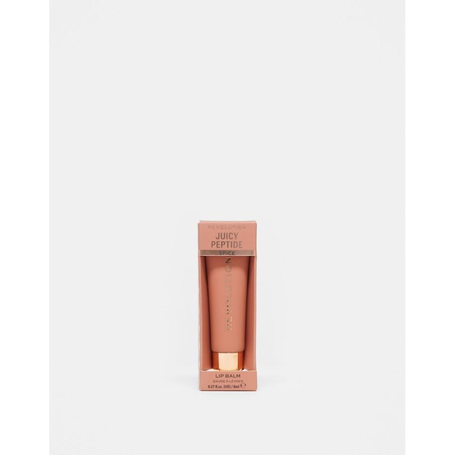 Revolution Juicy Lipbalsem met peptiden in nude perzik-tint-Oranje