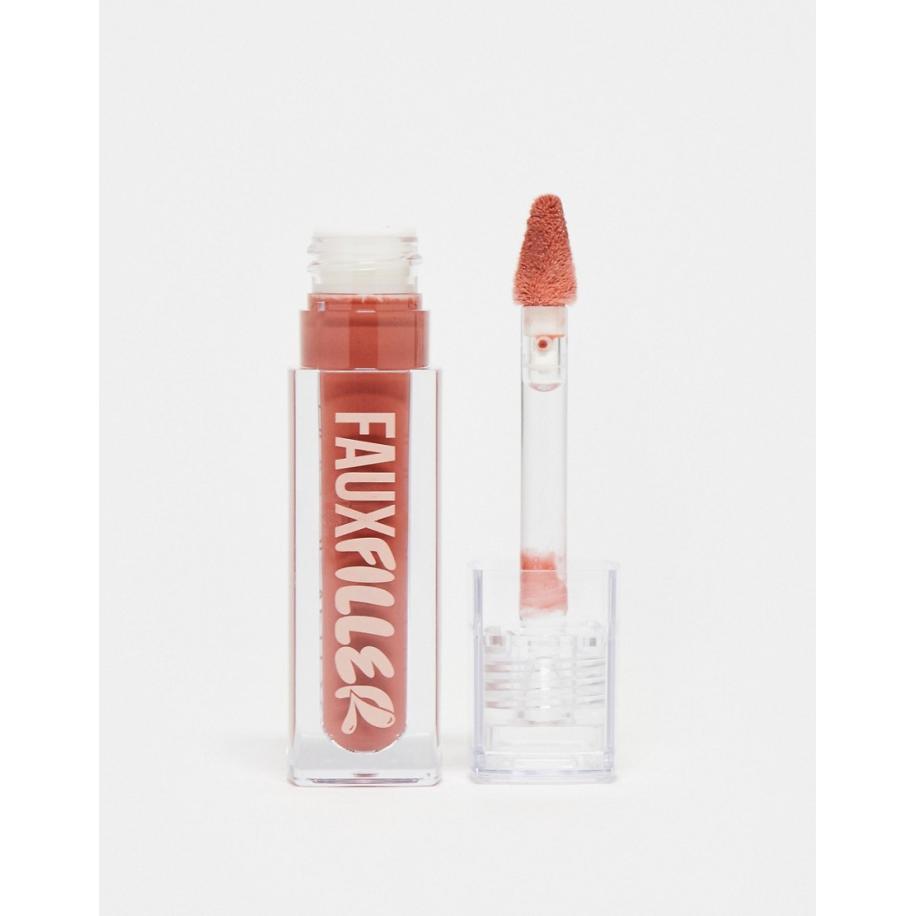 Huda Beauty Faux Filler Gloss Lipgloss in 'Foxy'-Oranje