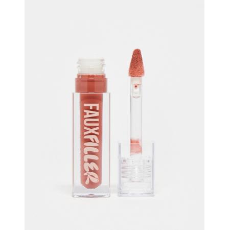 Huda Beauty Faux Filler Gloss Lipgloss in 'Foxy'-Oranje