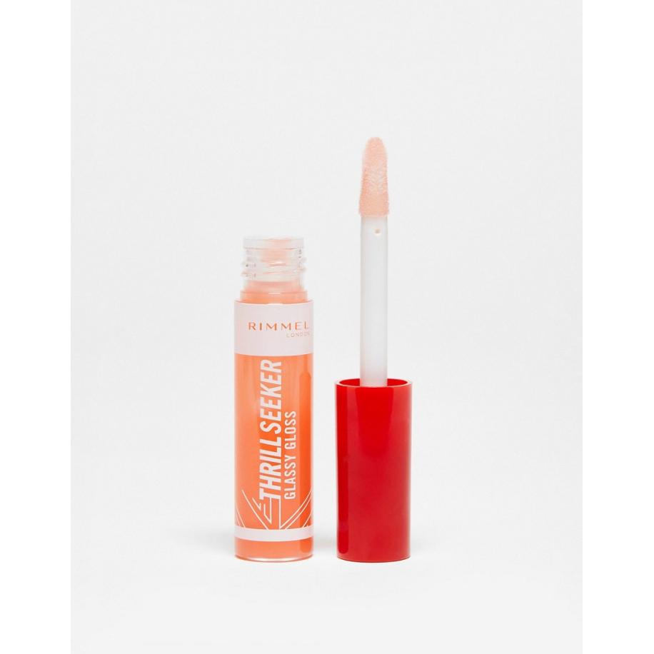 Rimmel London Thrill Seeker Glassy Gloss Lipgloss in 250 Peachy Vibes-Oranje