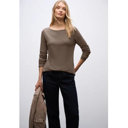 Street One Basic shirt met lange mouwen