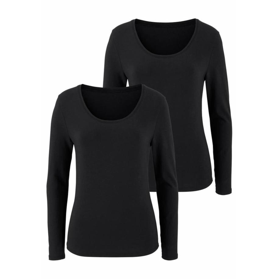 VIVANCE VIVANCE Shirt zwart -