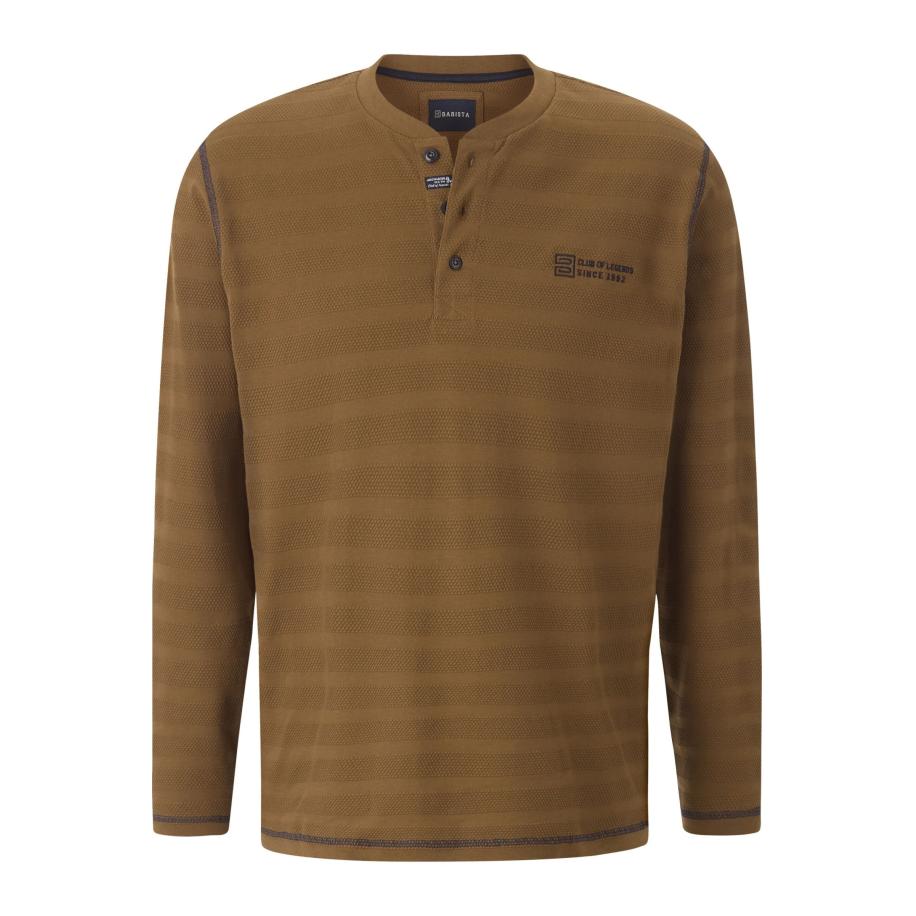 BABISTA Longsleeve bruin, Effen Bruin