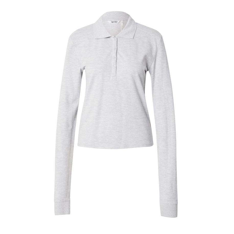 Monki Monki Shirt grijs gemêleerd -