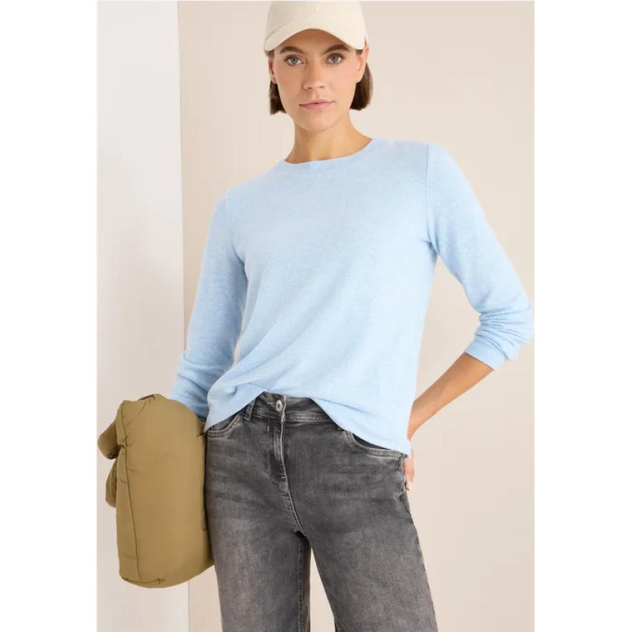 CECIL Zacht shirt - Blauw