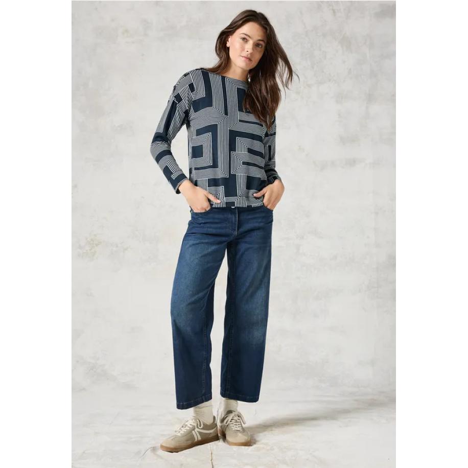 CECIL Fijn gebreide trui Blauw