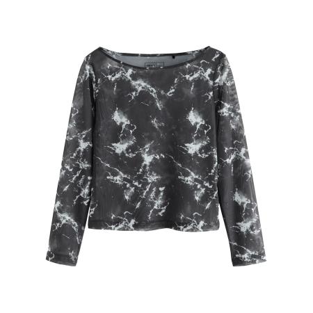 Next Next Shirt grijs / zwart