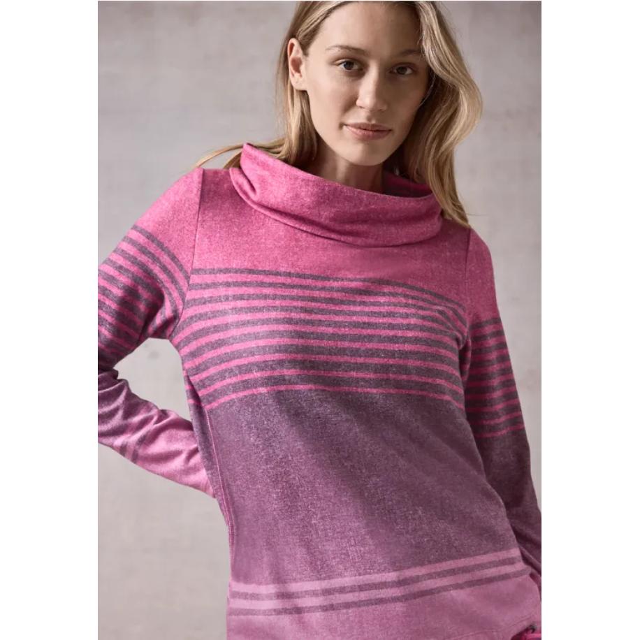 CECIL Gestreept overhemd Roze