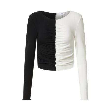EDITED Shirt Karolina zwart / wit