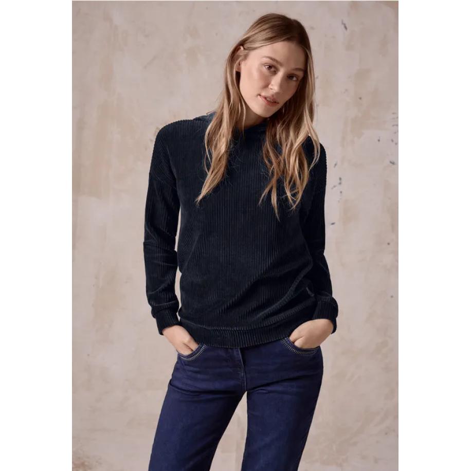 CECIL Hoodie Blauw