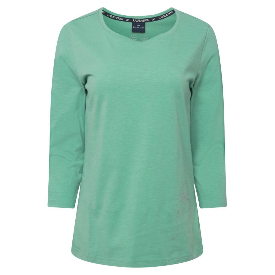 LAURASØN LAURASØN Shirt jade groen -
