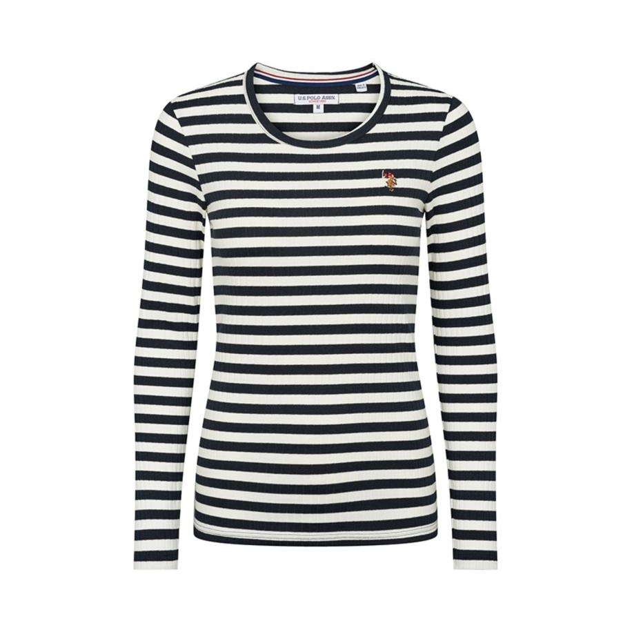 U.S. Polo Assn. U.S. POLO ASSN. Shirt Chanett nachtblauw / wit -