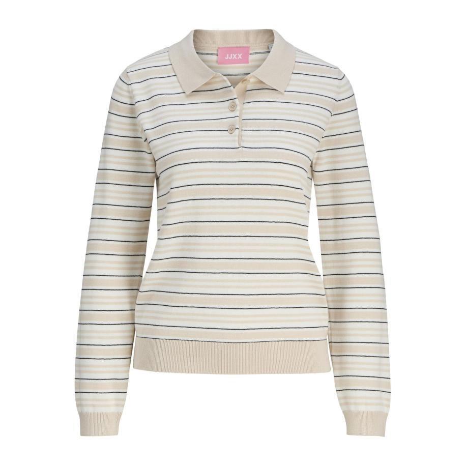 JJXX JJXX Shirt ecru / greige / zwart -