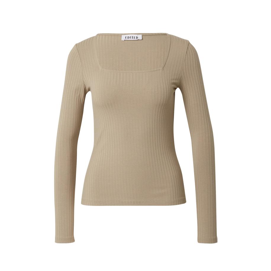 EDITED EDITED Shirt Valeria donkerbeige -