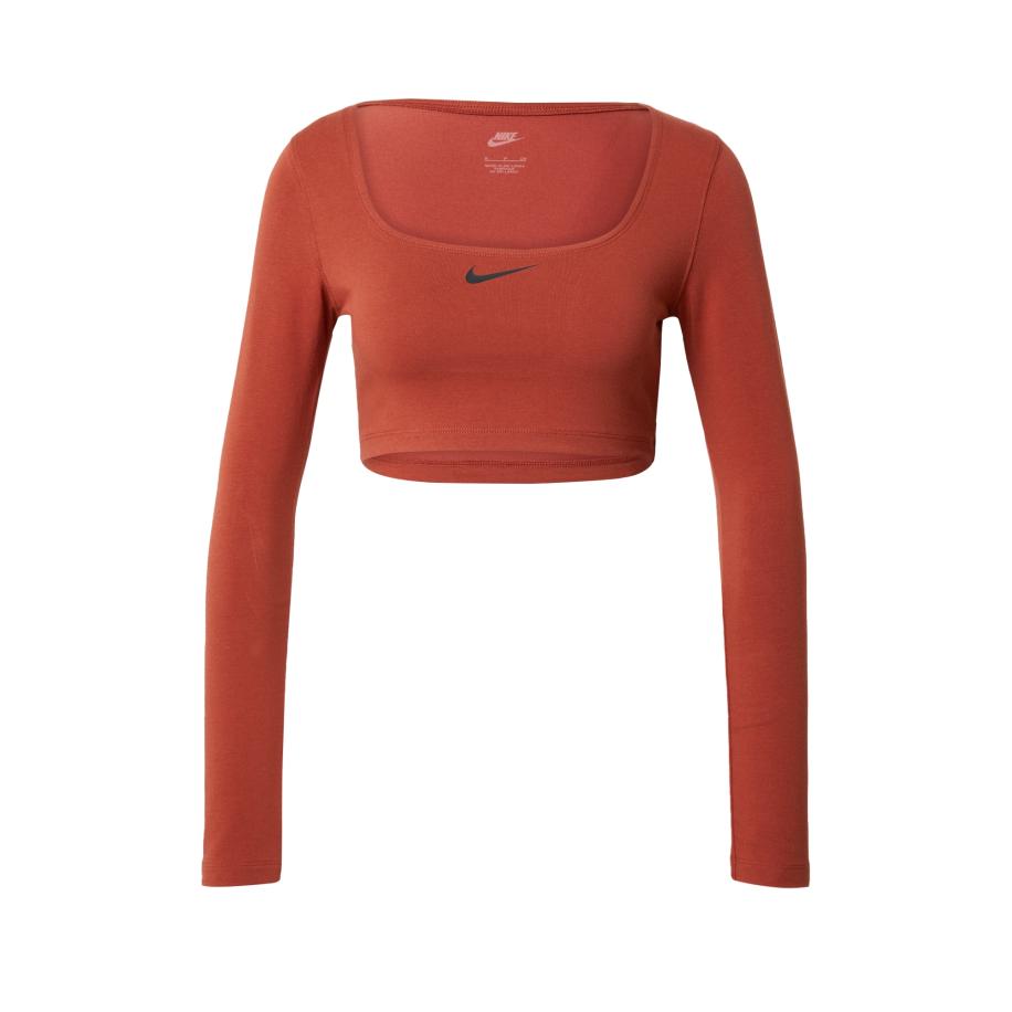 Nike Nike Sportswear Shirt donkeroranje / zwart -