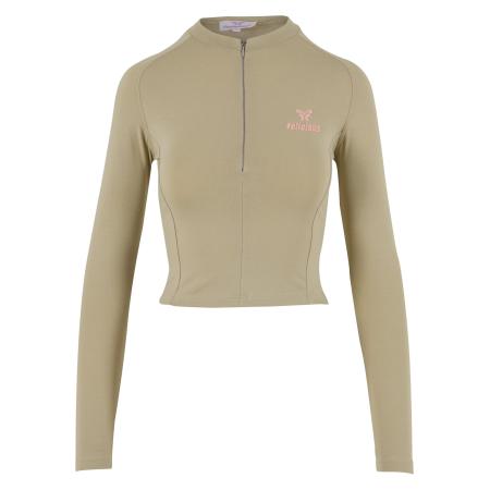 Felicious Shirt Racer kaki / pink
