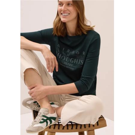 CECIL Zacht shirt met tekst