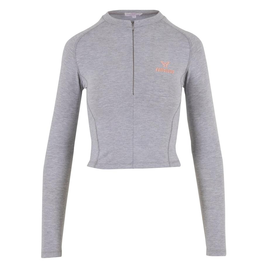 Felicious Shirt lichtgrijs / rosé Grijs