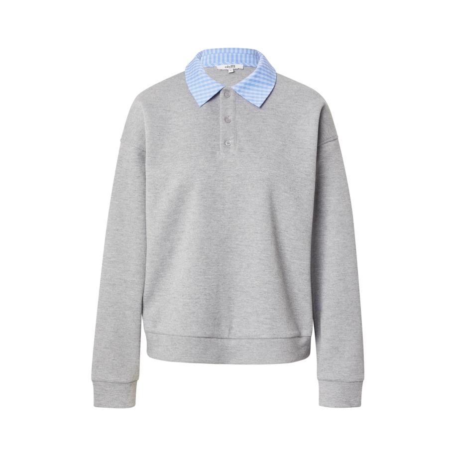 Mbym mbym Shirt Royla-M lichtblauw / grijs / wit -