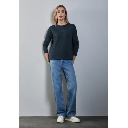 Street One T-shirt met belettering